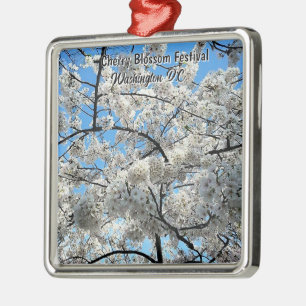 Cherry Blossom Festival Washington D.C. Souvenir Metal Ornament