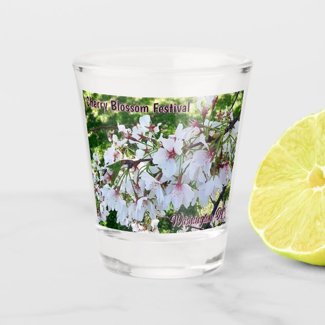 Cherry Blossom Festival Washington D.C. Souvenir Shot Glass (Front)