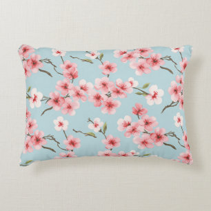 Cherry Blossom Floral Pattern Decorative Cushion