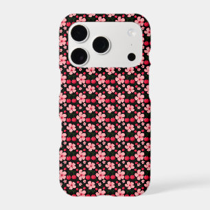 Cherry Blossom Floral Pattern, Pink Flowers 
