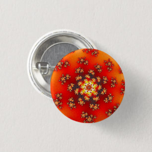 Cherry Blossom Floral Sprinkles 3 Cm Round Badge