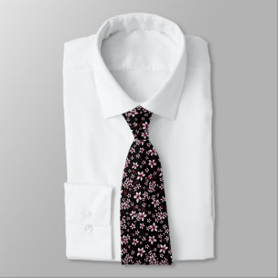 Cherry Blossom Floral Tie
