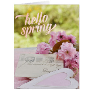 Cherry Blossom Flower Loveletter Spring Text