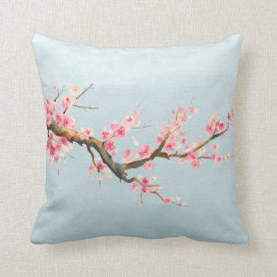 Cherry Blossom Flowers Cushion