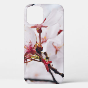 CHERRY BLOSSOM FLOWERS IN MACRO SHOT iPhone 12 CASE