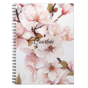Cherry Blossom Flowers Notebook