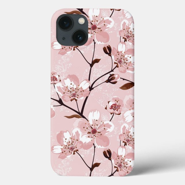 Cherry Blossom Flowers Pattern Case-Mate iPhone Case (Back)