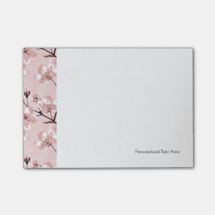 Cherry Blossom Flowers Pattern Post-it Notes
