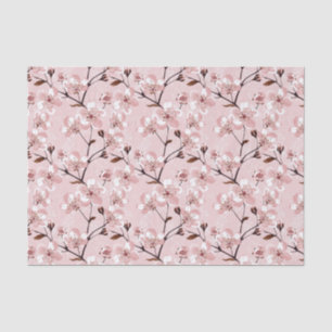 Cherry Blossom Flowers Pattern Tissue Paper