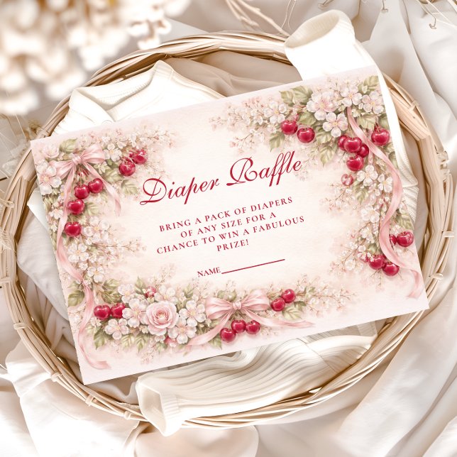 Cherry Blossom Garden Diapper Raffle Enclosure Card (Creator Uploaded)