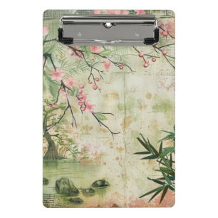 Cherry Blossom Garden Scene (5) Mini Clipboard