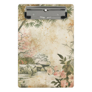 Cherry Blossom Garden Scene (8) Mini Clipboard
