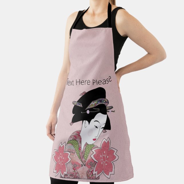 Cherry Blossom Geisha Apron (Insitu)