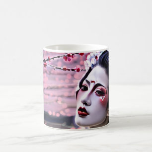 Cherry Blossom Geisha Coffee Mug