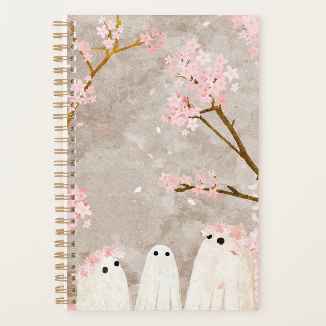 Cherry Blossom Ghosts Planner (Front)