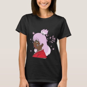 Cherry Blossom Girl V-Neck T-Shirt