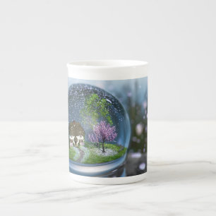 Cherry Blossom Globe Speciality Mug