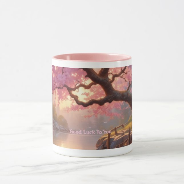 Cherry Blossom Good Luck Mug (Center)