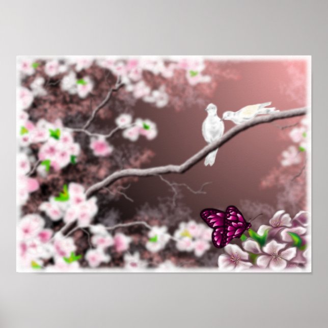 Cherry Blossom Haven Print (Front)
