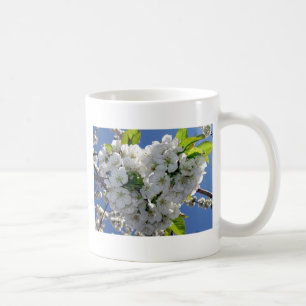 Cherry blossom heart coffee mug