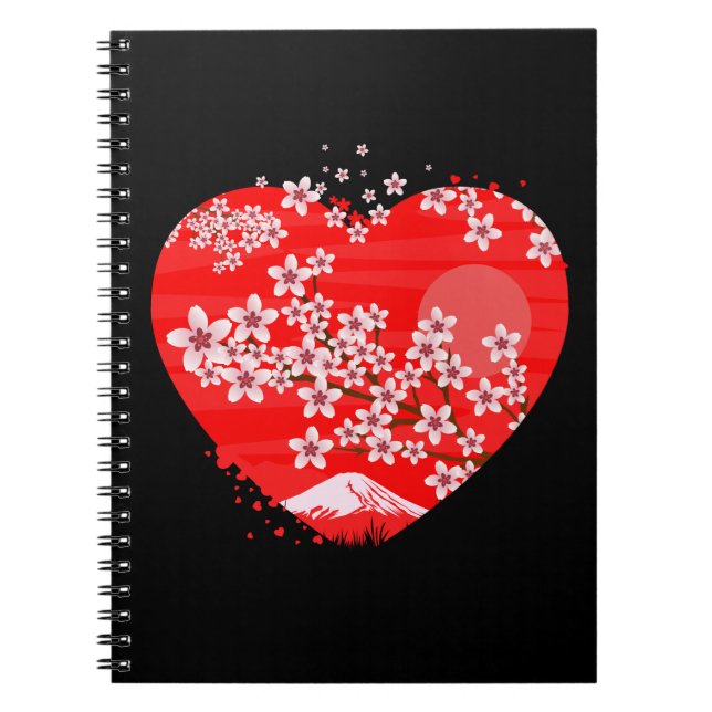Cherry Blossom Heart Notebook (Front)