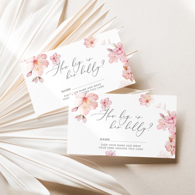 Cherry blossom how big is mummy's belly enclosure card (Creator Uploaded)