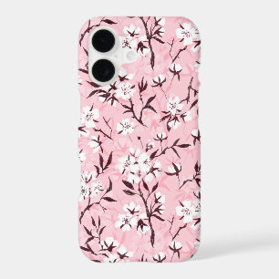 Cherry blossom in pink and blue