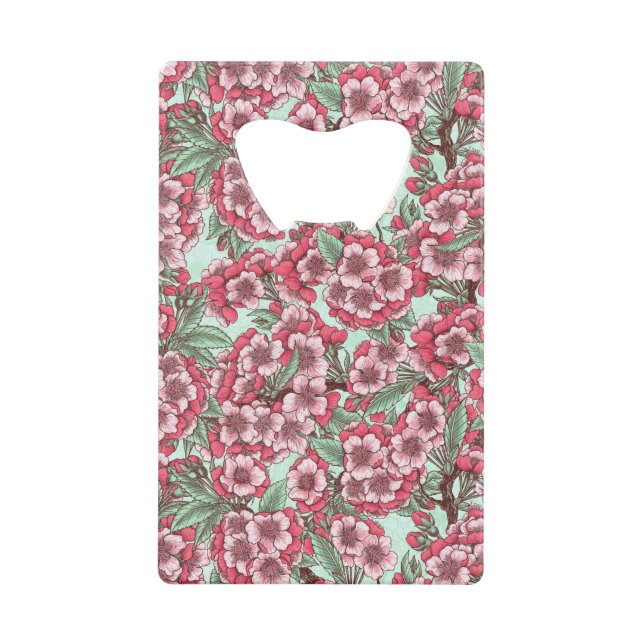 Cherry blossom in pink and mint (Front)
