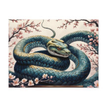 Cherry blossom in the year of the snake