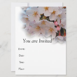 Cherry Blossom Invitation
