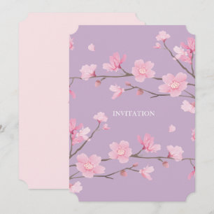 Cherry Blossom Invitation