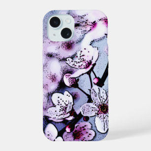 Cherry blossom iPhone 15 case