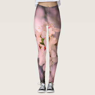 Cherry blossom Japan floral pink pretty unique Leggings