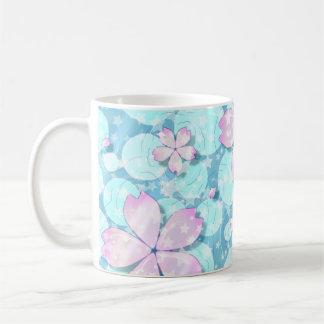 Cherry Blossom Japanese Kawaii Pond Coffee Mug