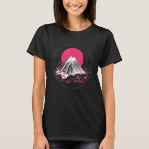 Cherry Blossom Japanese Sun Flag Sakura Tree Lands T-Shirt