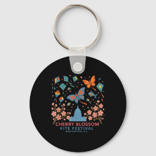 Cherry Blossom - Kite Festival Washington Dc T Shi Key Ring