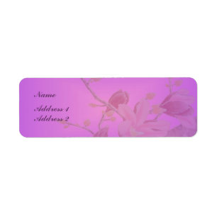 Cherry Blossom Label Return Address Label