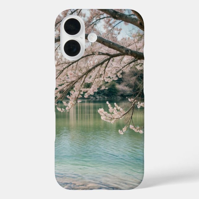 cherry blossom lake Case-Mate iPhone case (Back)