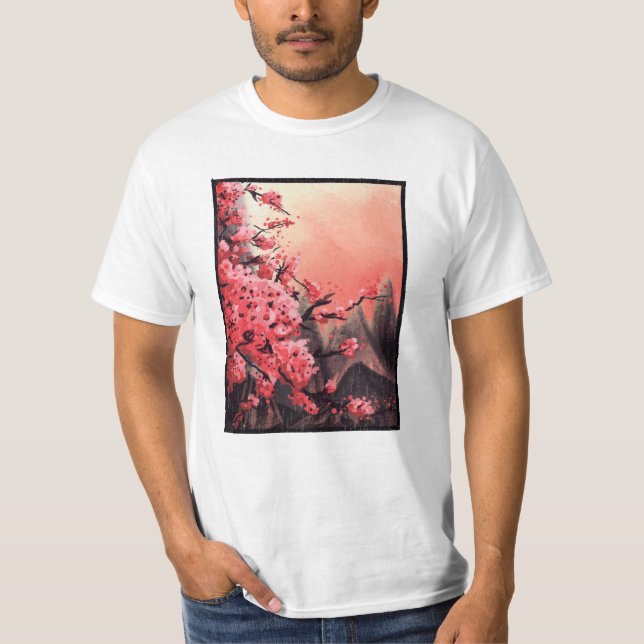 Cherry blossom landscape T-Shirt (Front)