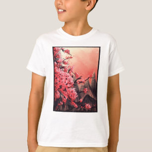 Cherry blossom landscape T-Shirt