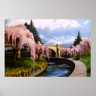CHERRY BLOSSOM LANE, NJ. POSTER