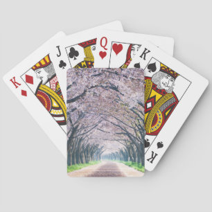 Cherry Blossom Lane Playing Cards