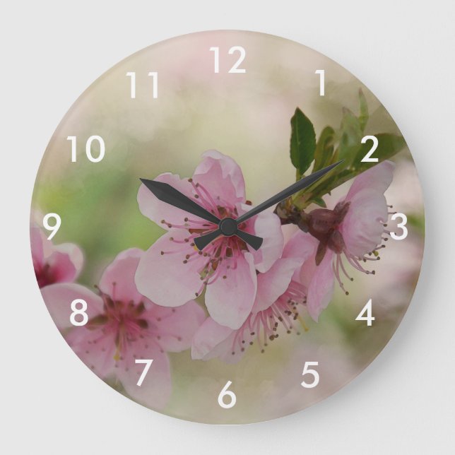 Cherry blossom large clock (Front)