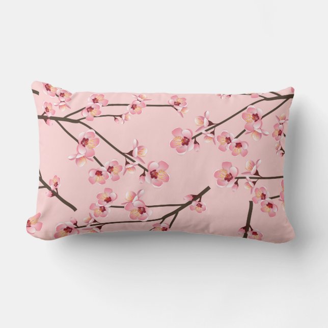 Cherry Blossom Lumbar Cushion (Front)