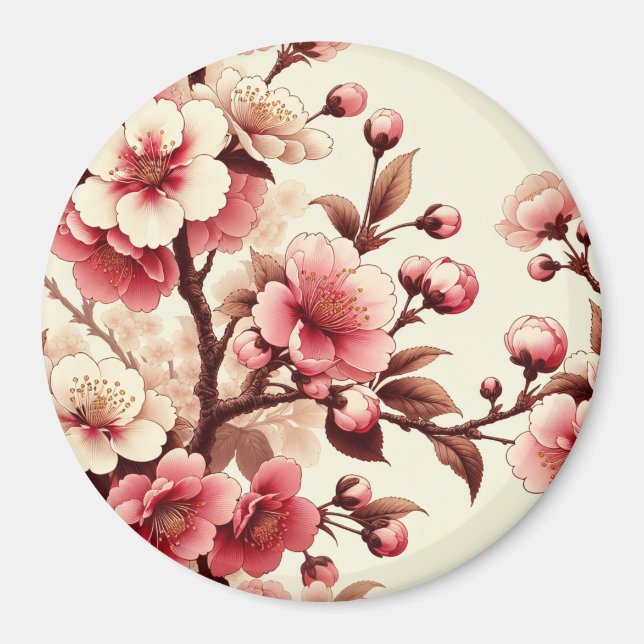 Cherry Blossom Magnet (Front)