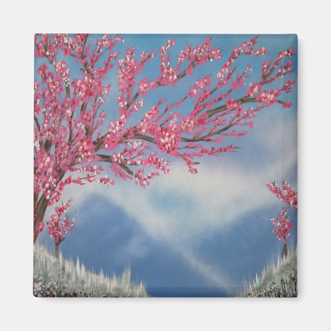 Cherry Blossom Magnet (Front)