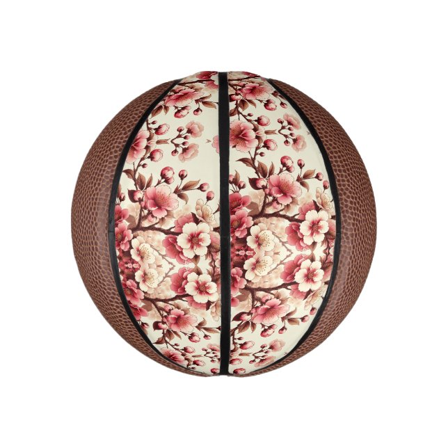 Cherry Blossom Mini Basketball (Vertical)