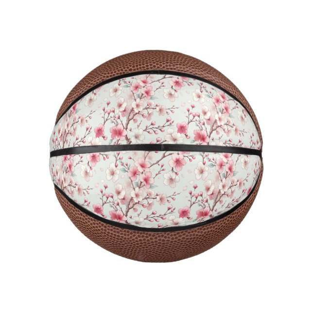 Cherry Blossom Mini Basketball (Front)