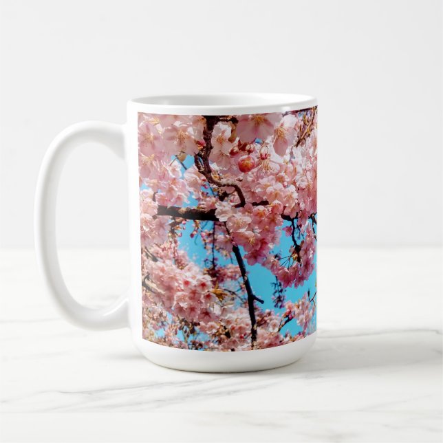 Cherry Blossom modern tea/coffee mug (Left)