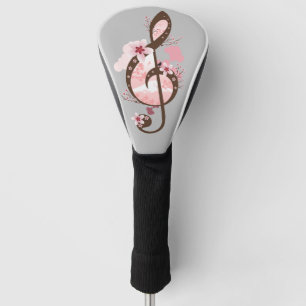 Cherry Blossom Music Golf Head Cover